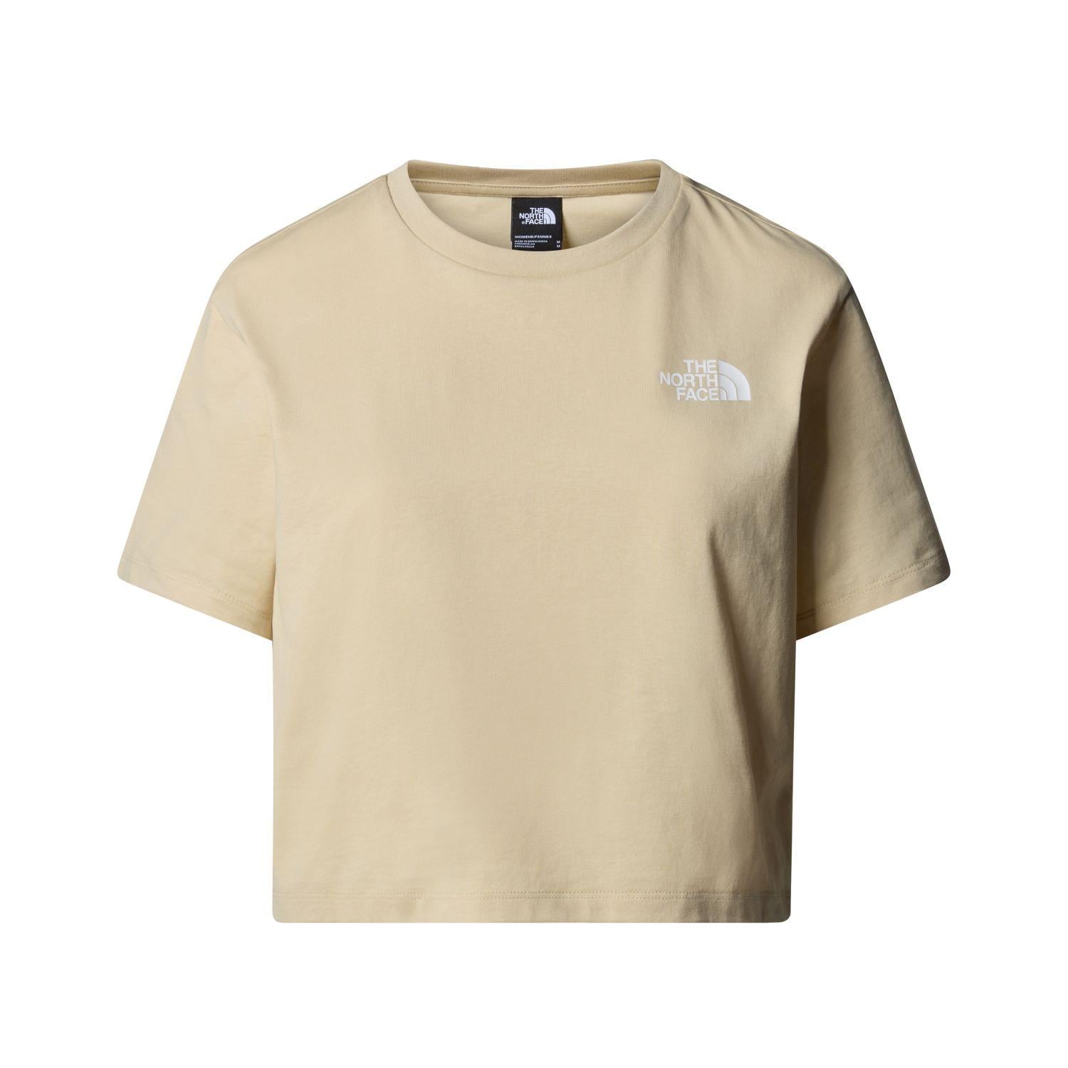 The North Face W SIMPLE DOME CROPPED SLIM  Kadın Tişört  NF0A87U43X41