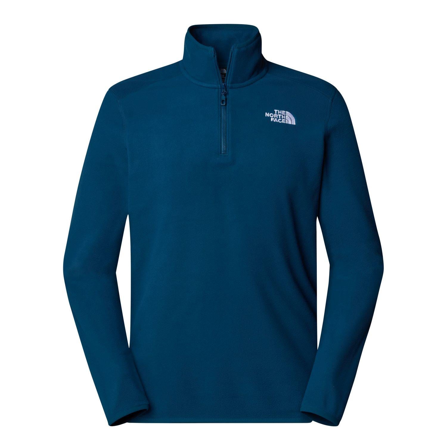 The North Face M 100 GLACIER Erkek Kısa Fermuar Polar NF0A855W1NO1