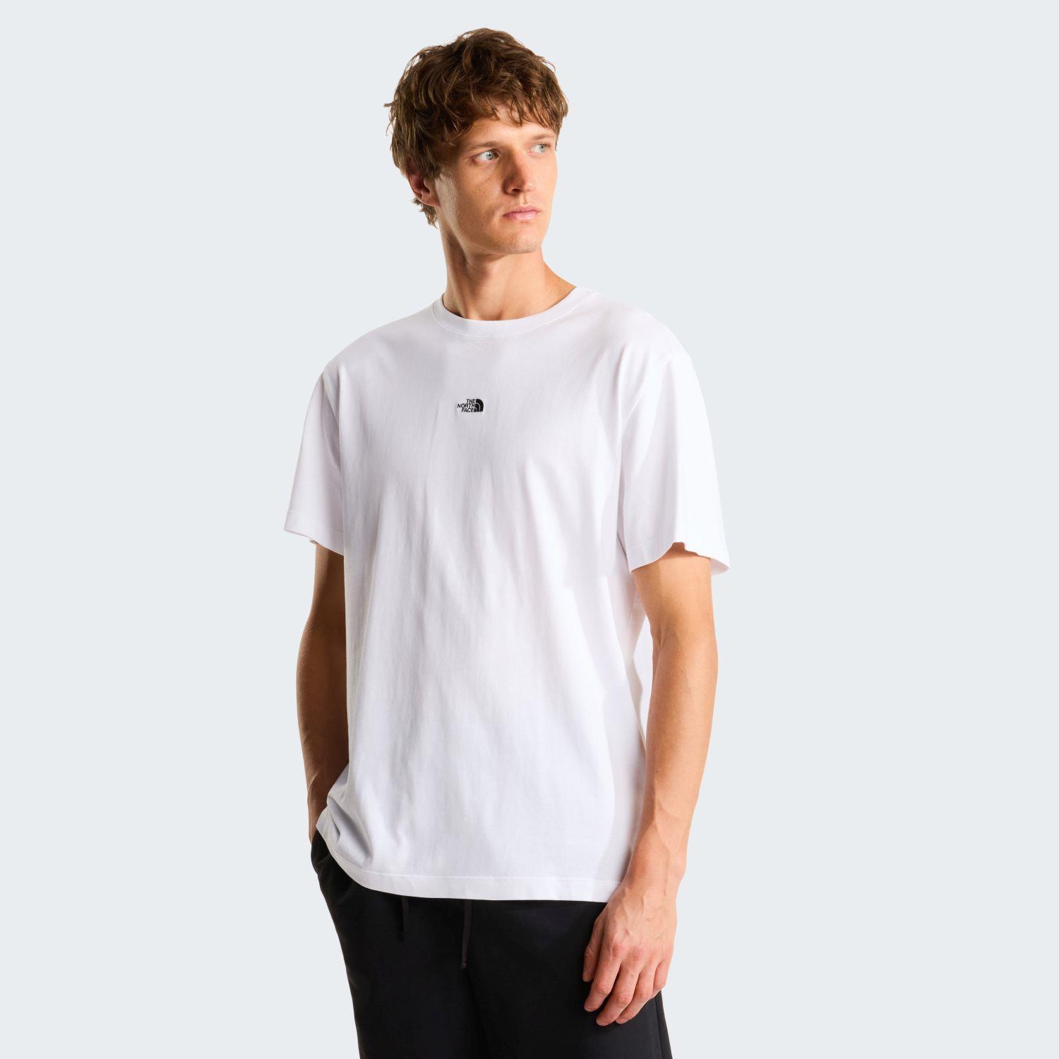 The North Face M ESSENTIAL CENTER LOGO RELAXED SHORT SL Erkek Tişört NF0A8GQEFN41