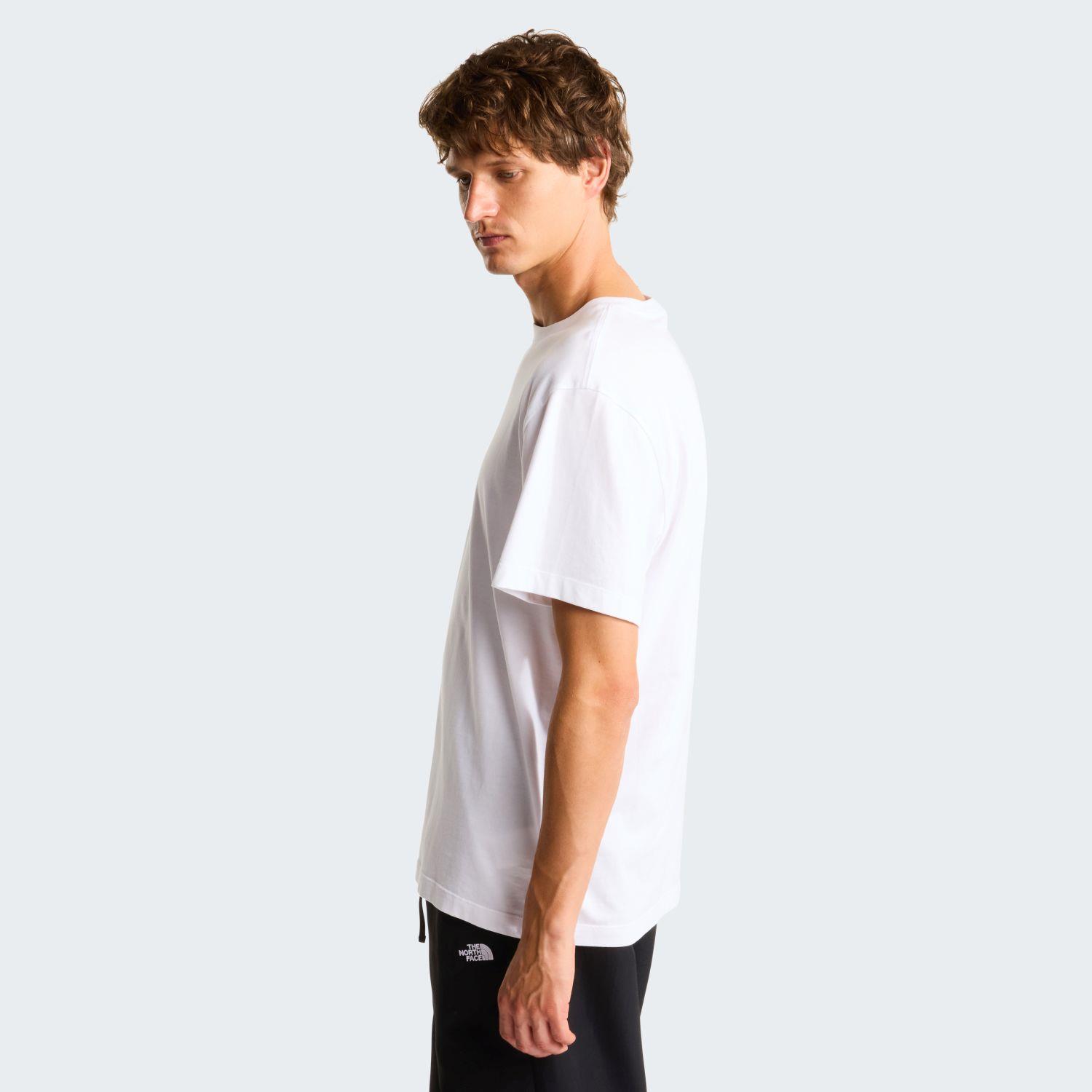 The North Face M ESSENTIAL CENTER LOGO RELAXED SHORT SL Erkek Tişört NF0A8GQEFN41