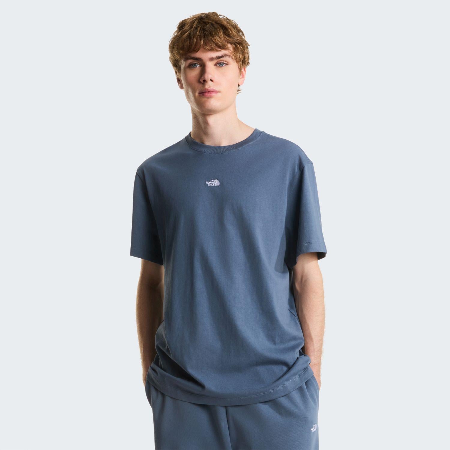 The North Face M ESSENTIAL CENTER LOGO RELAXED SHORT SL Erkek Tişört NF0A8GQE0U31