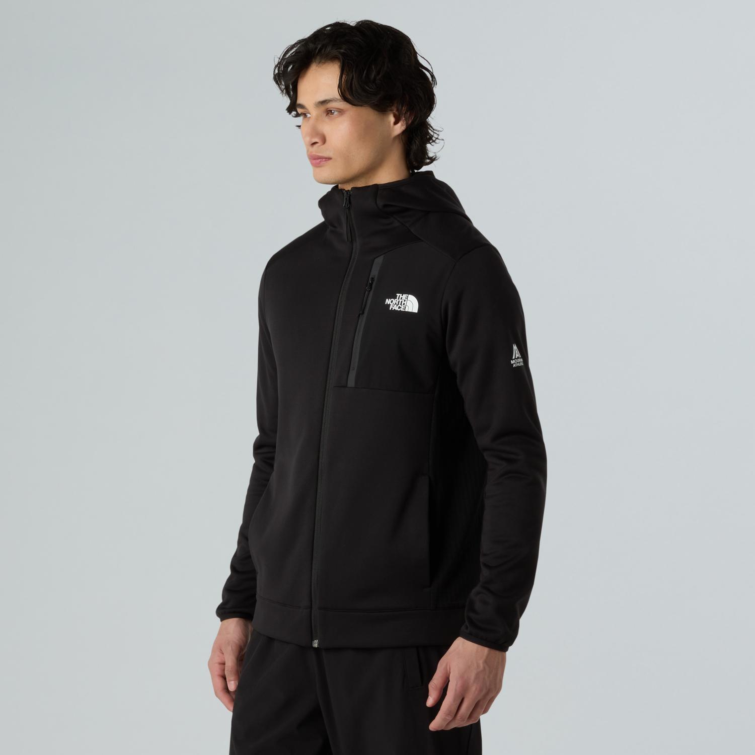 The North Face Erkek Mountain Athletics Tam Fermuarlı Kapüşonlu Polar Ceket NF0A8DY7JK31