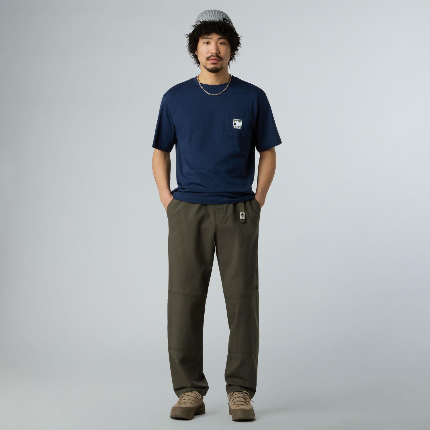 The North Face M MOUNTAIN LOGO RELAXED S/S POCKET TEE Erkek Tişört NF0A8E3M8K21