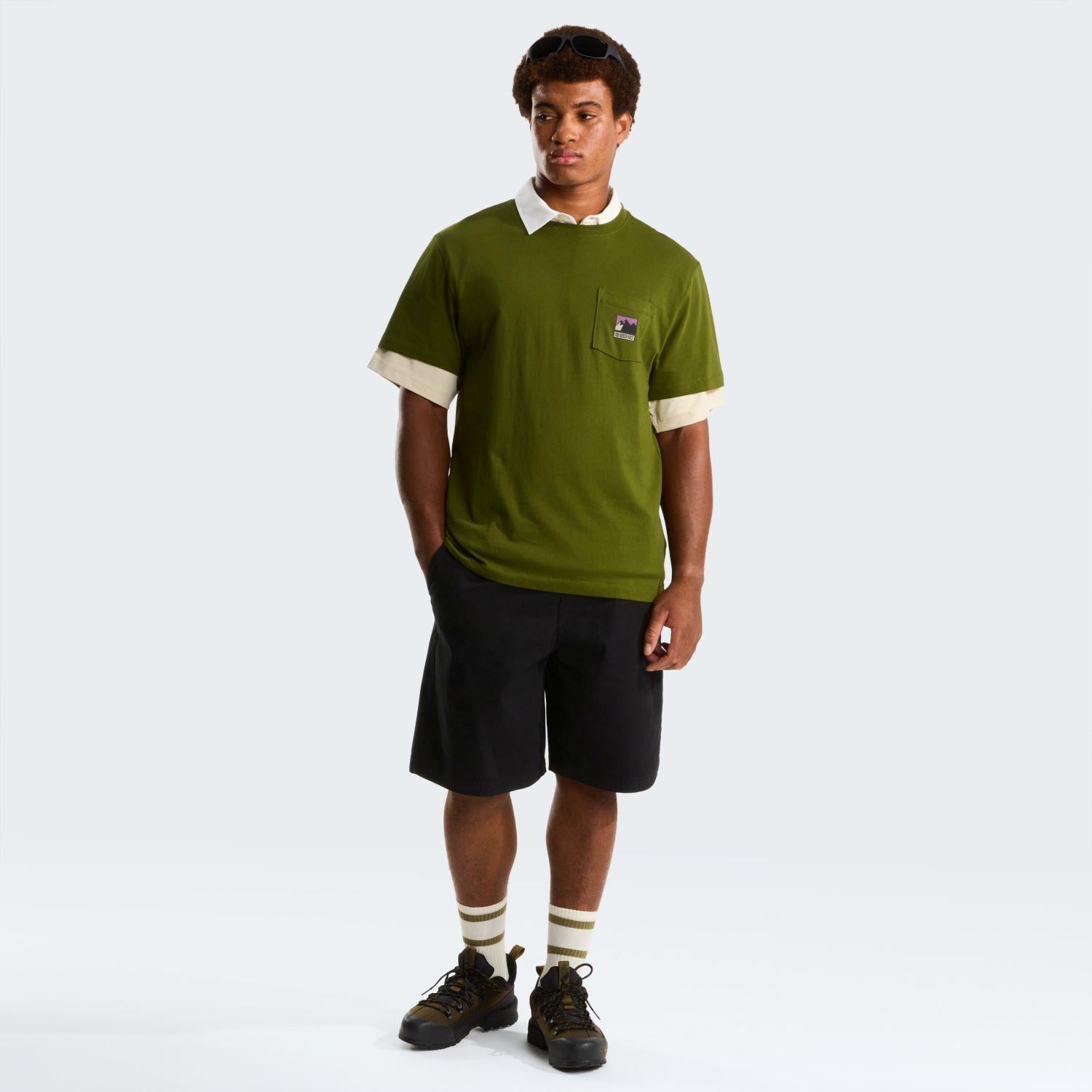 The North Face M MOUNTAIN LOGO RLX SS TEE-GRAPHIC Erkek Tişört NF0A8GUUBRI1
