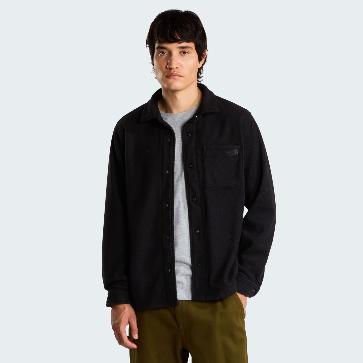 The North Face M OPEN RANGE FLEECE LONG SLEEVE SHIRT Erkek Ceket NF0A8JK3JK31