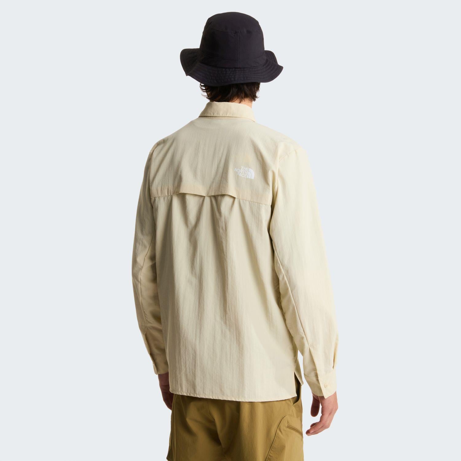 The North Face M PACKABLE LONG SLEEVE SHIRT Erkek Tişört NF0A8FTRDOM1