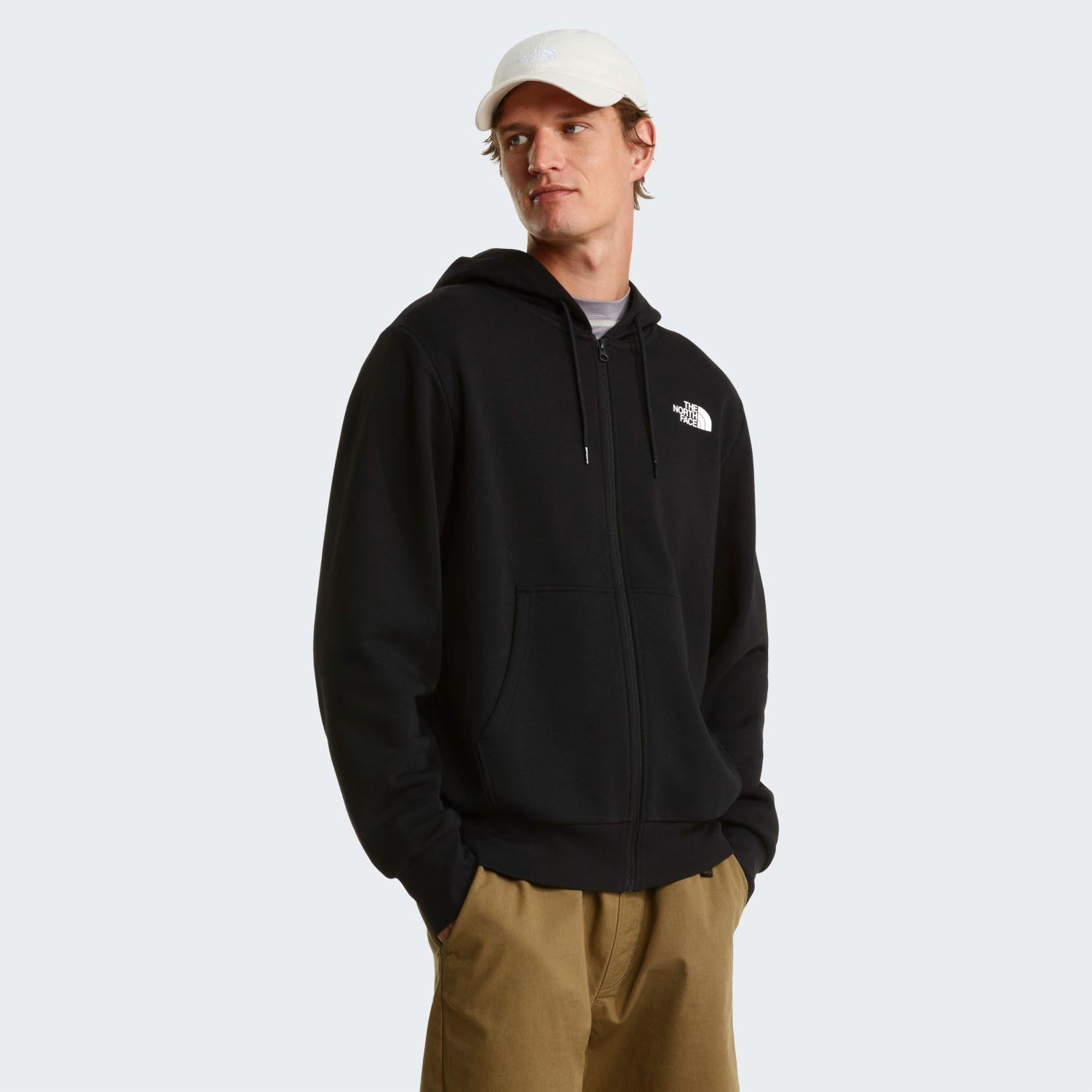 The North Face M SIMPLE DOME LIGHT REGULAR FULL ZIP HOO Erkek Sweatshirt NF0A8GQ7JK31