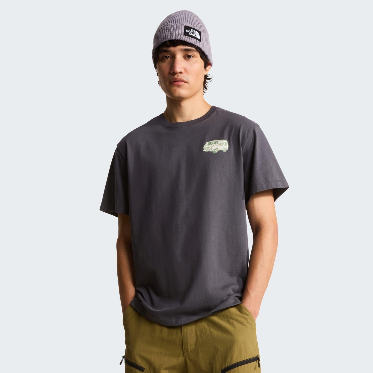 The North Face M VAN LIFE RELAXED SHORT SLEEVE TEE-GRAP Erkek Tişört NF0A8GQNRHI1