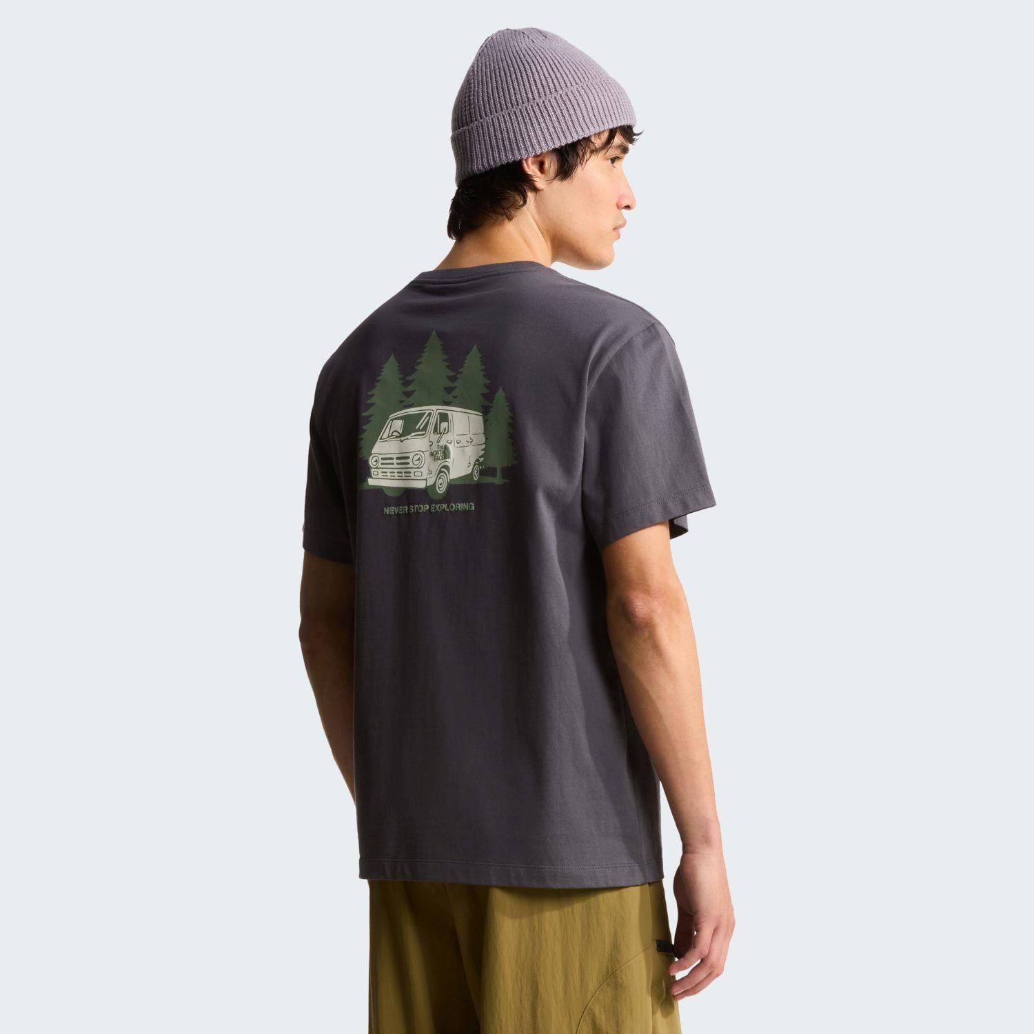 The North Face M VAN LIFE RELAXED SHORT SLEEVE TEE-GRAP Erkek Tişört NF0A8GQNRHI1
