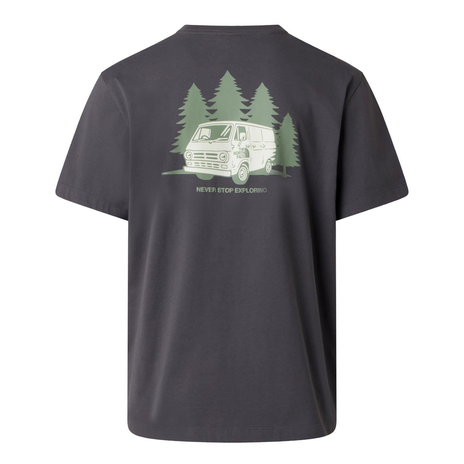 The North Face M VAN LIFE RELAXED SHORT SLEEVE TEE-GRAP Erkek Tişört NF0A8GQNRHI1