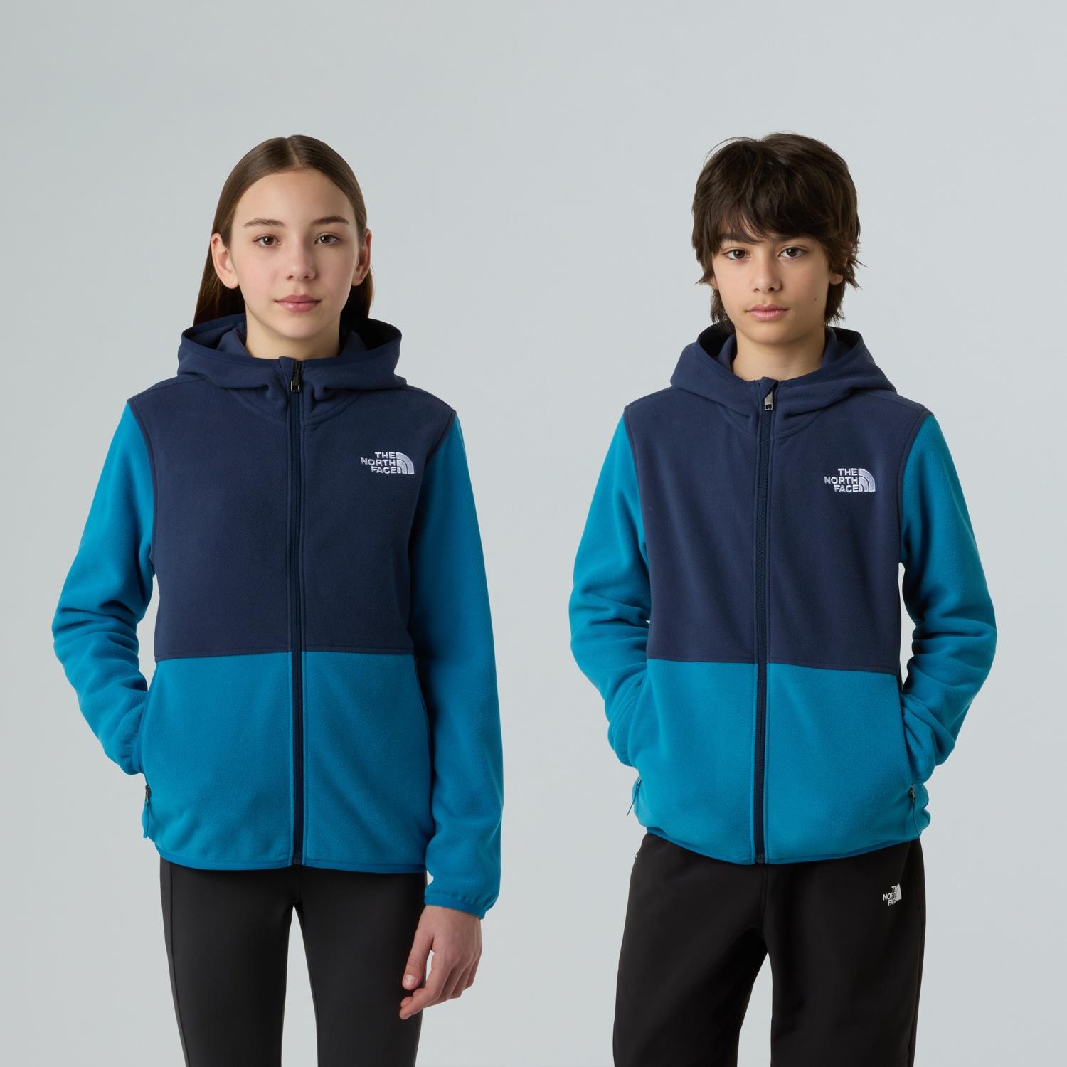 The North Face Teen Tam  Fermuarlı Genç Çocuk Glacier Polar NF0A8CVFDDI1