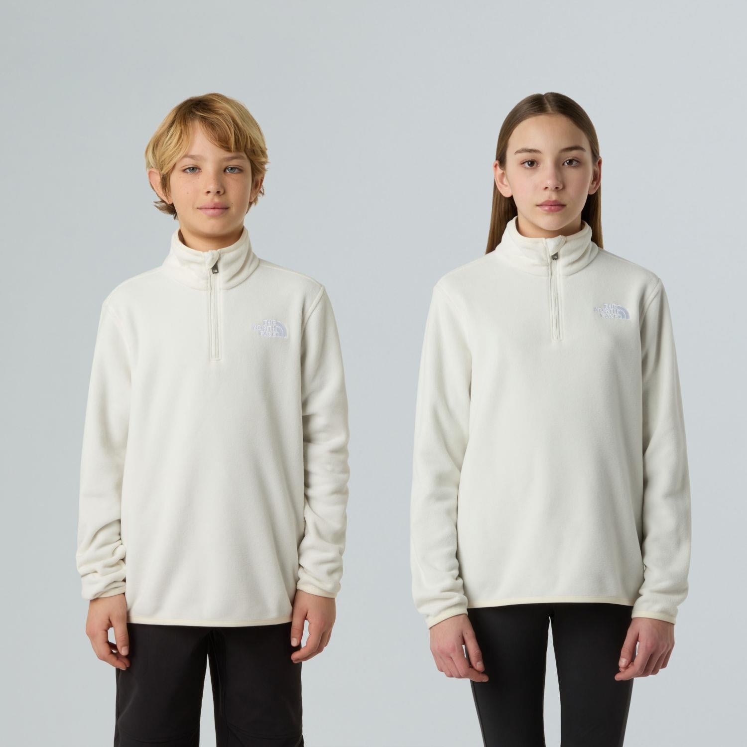 The North Face Teen Glacıer 1/4 Fermuarlı Genç Çocuk Glacier Polar NF0A8CVGQLI1