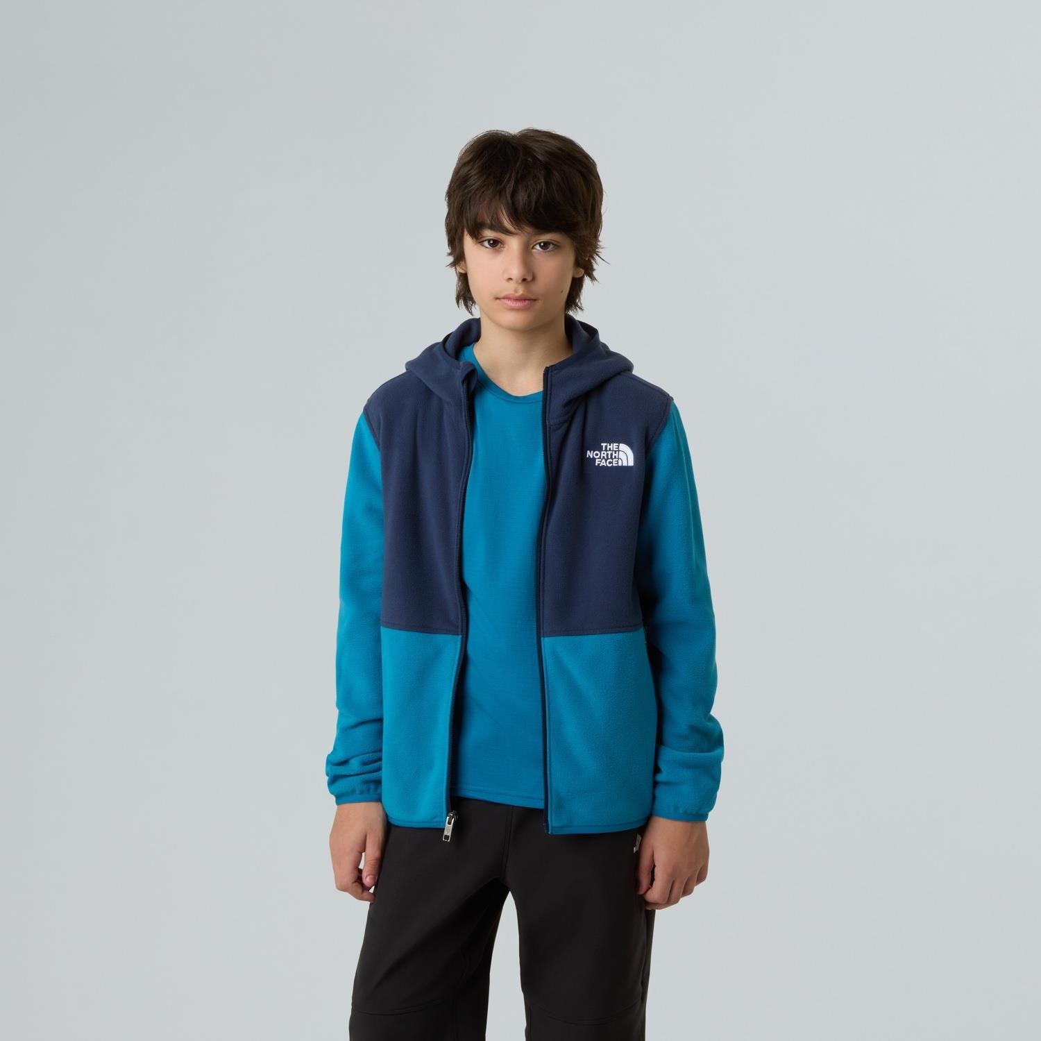 The North Face Teen Tam  Fermuarlı Genç Çocuk Glacier Polar NF0A8CVFDDI1