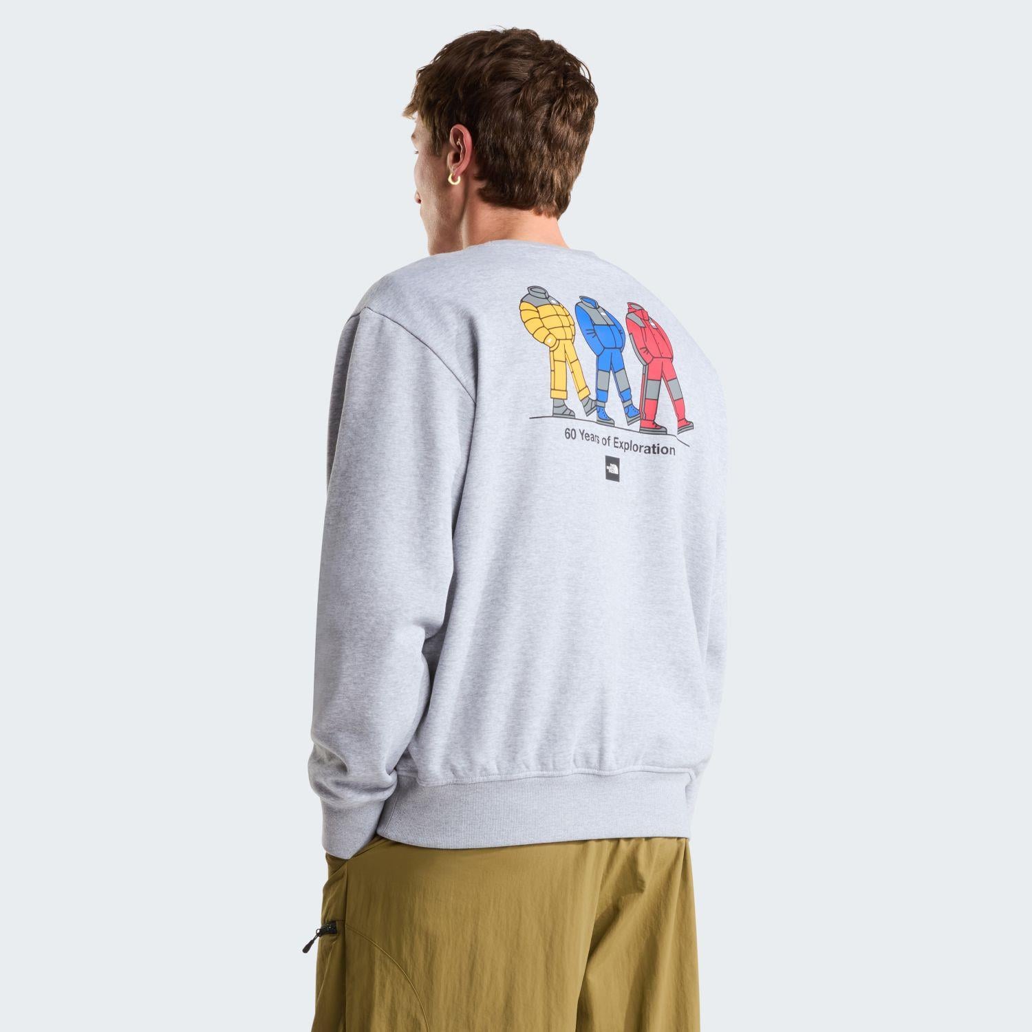 The North Face U TNF CELEBRATION RELAXED CREW-GRAPHIC Erkek Sweatshirt NF0A8GATDYX1