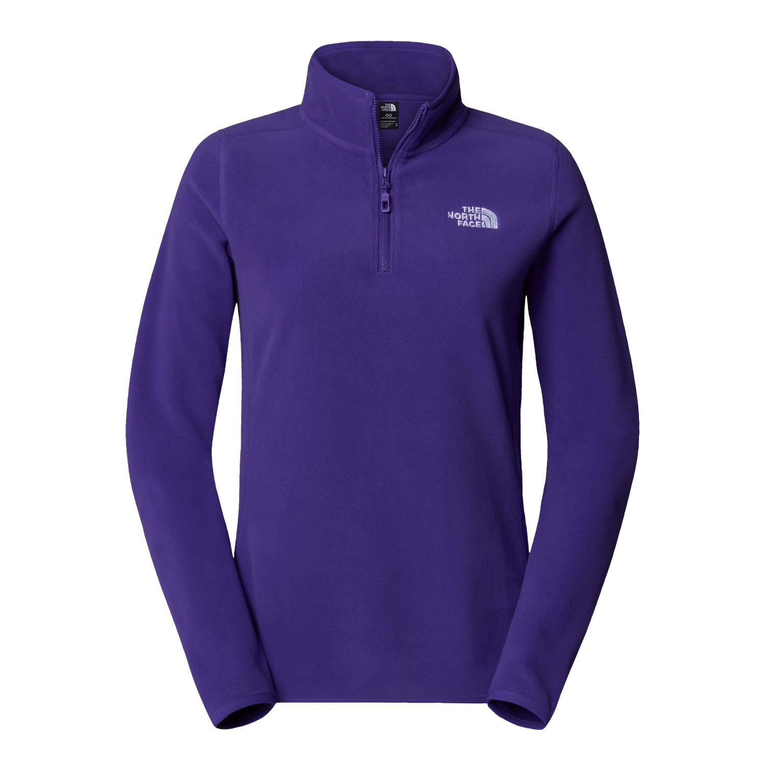 The North Face W 100 GLACIER Kadın Yarım Fermuar Polar NF0A855MNL41