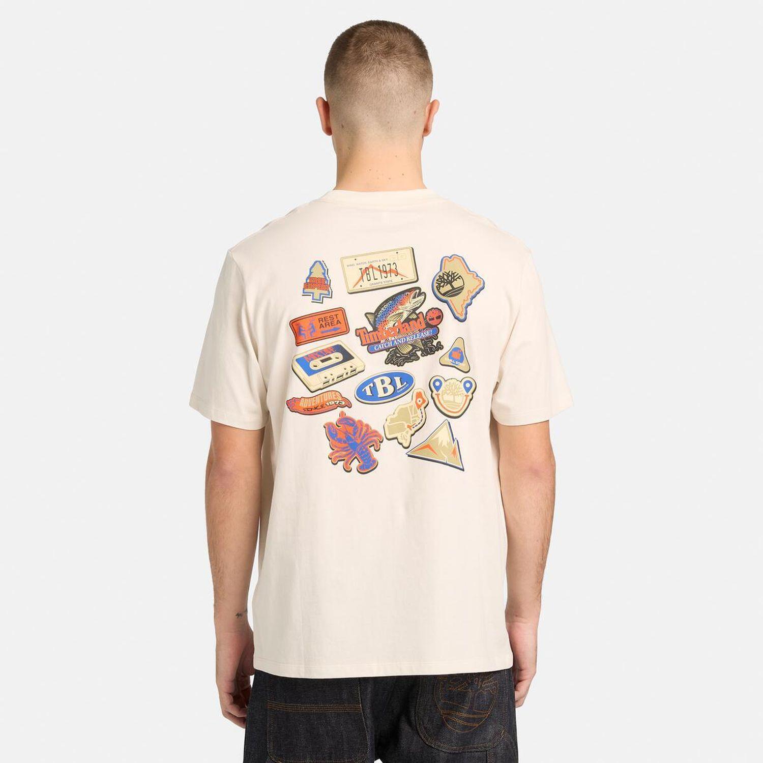 Timberland Magnet Back Graphic Tee Erkek Tişört TB0A5MNVCM91