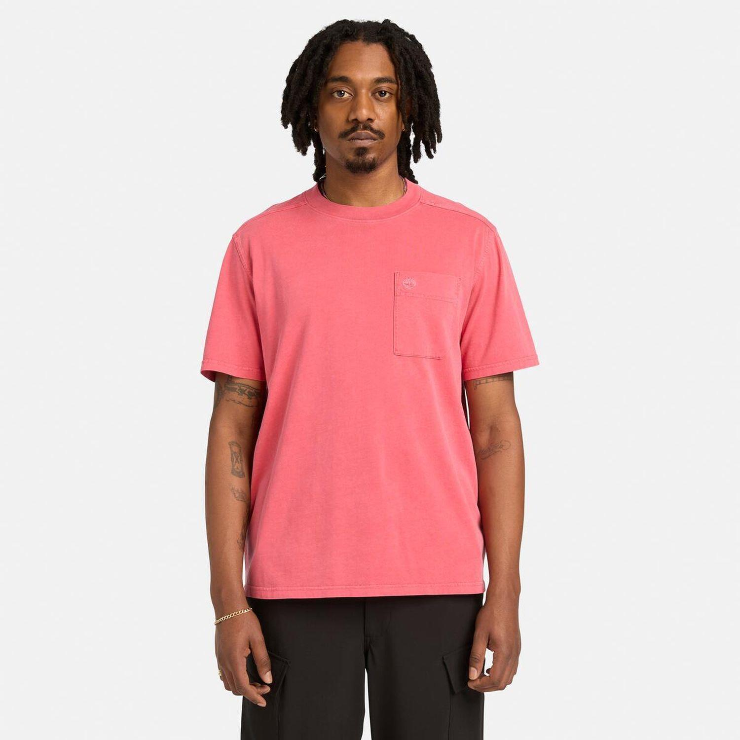 Timberland MERRYMACK RIVER Garment Dye Chest Pocket Erkek Tişört TB0A5VDHN961