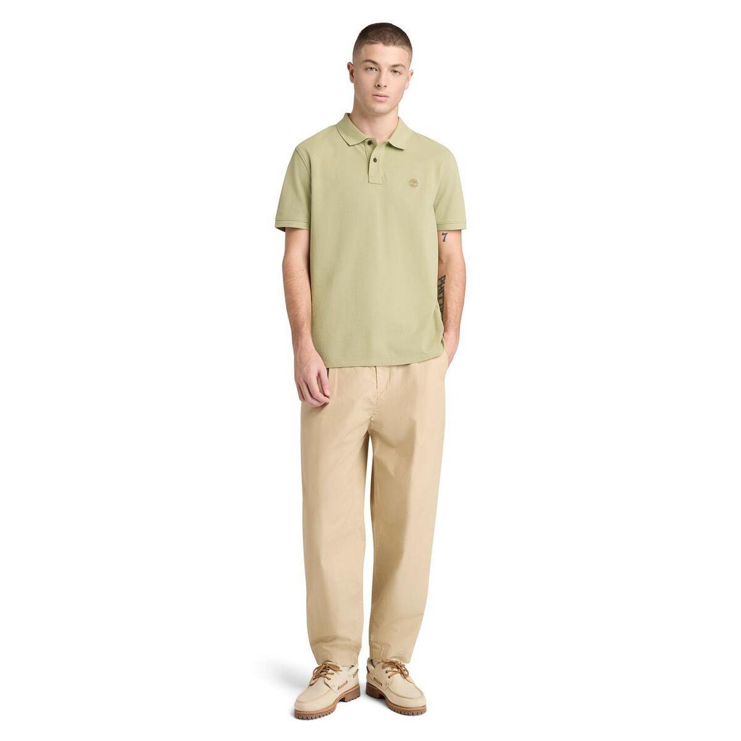 Timberland MILLERS RIVER Pique Short Sleeve Polo Erkek Tişört TB0A6VDPBQ01