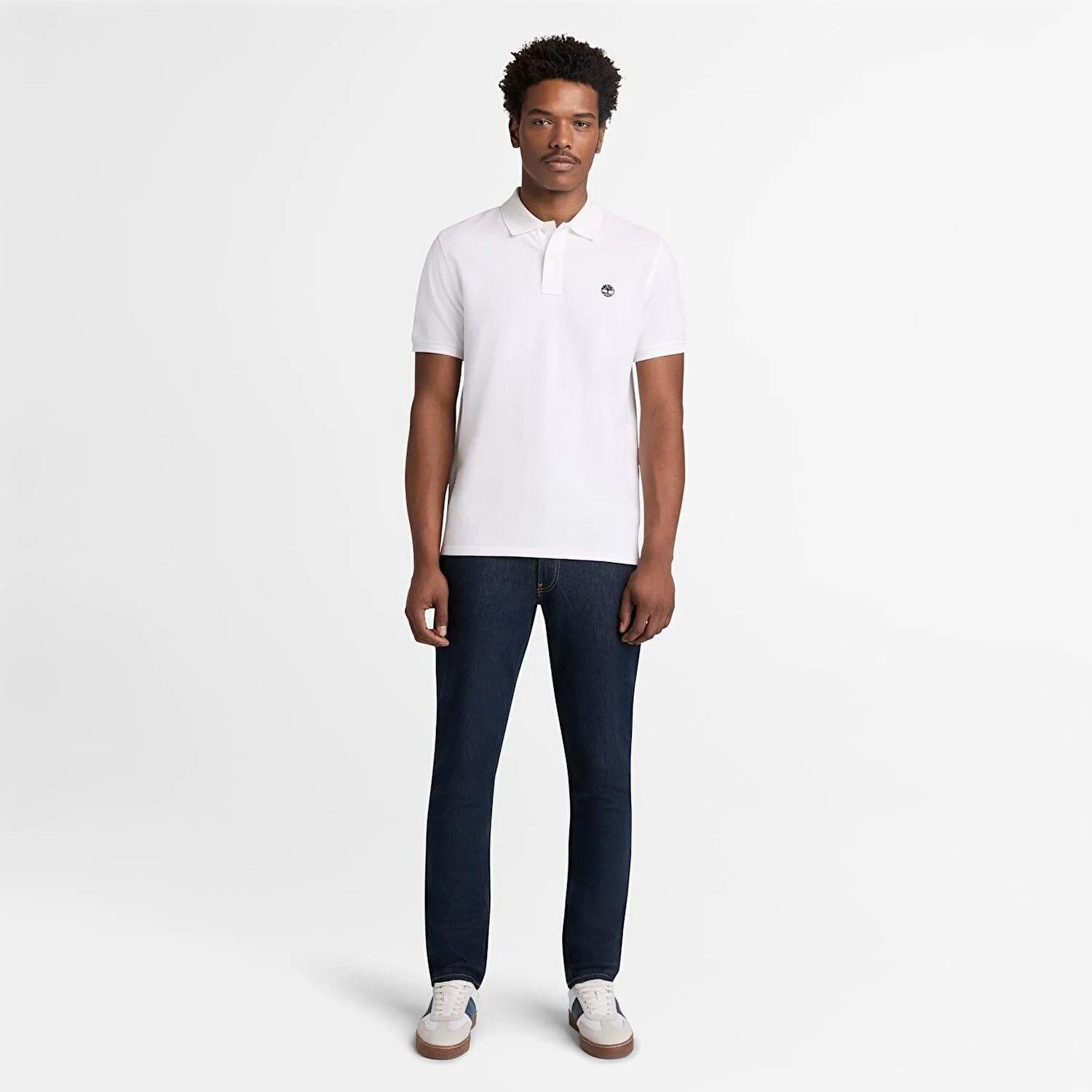 Timberland MILLERS RIVER Pique Short Sleeve Polo Erkek Tişört TB0A6VDP1001
