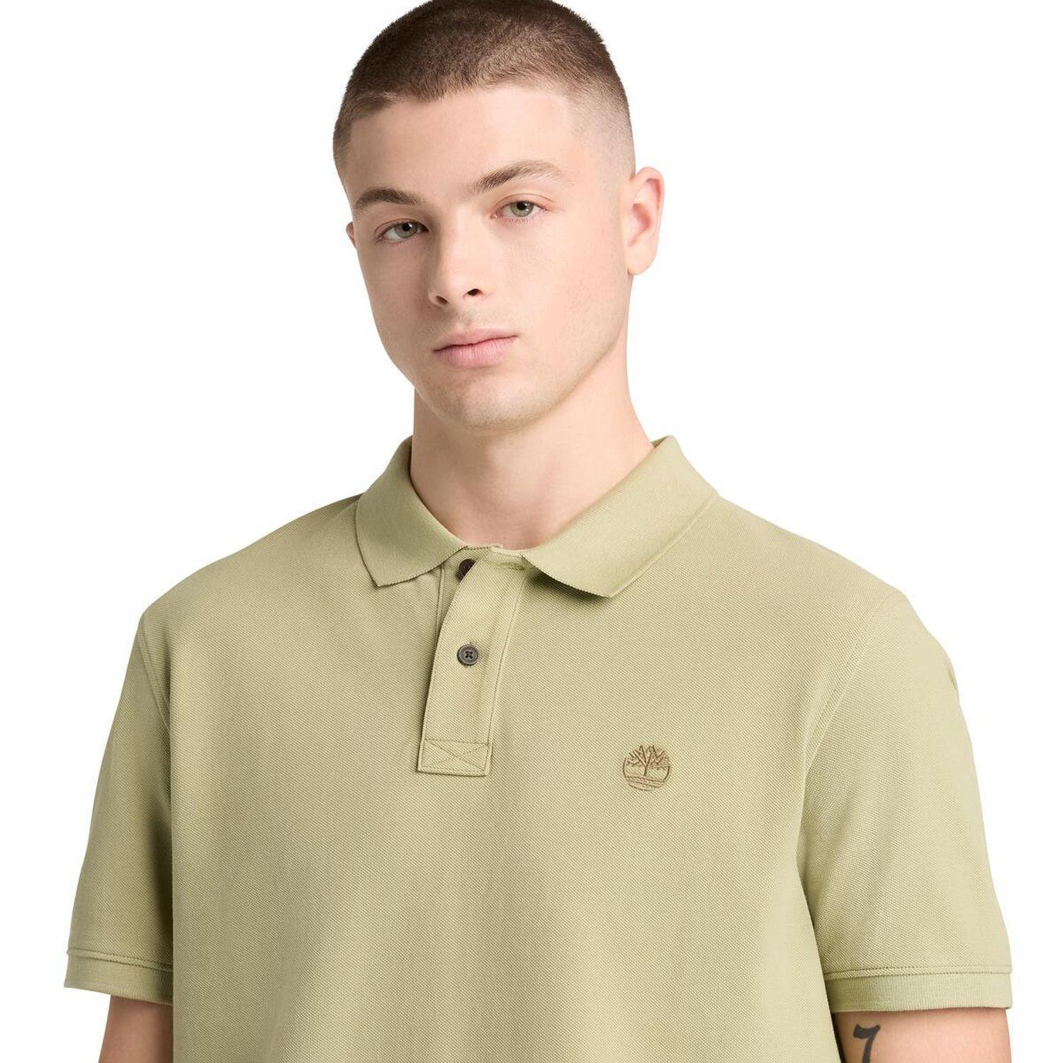 Timberland MILLERS RIVER Pique Short Sleeve Polo Erkek Tişört TB0A6VDPBQ01