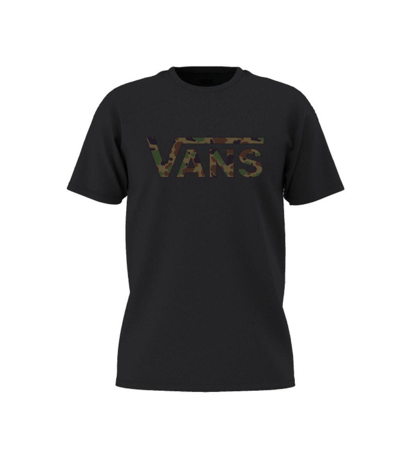 Vans Bubble Camo Drop V Fill SS Crew Genç Çocuk Tişörtü VN000HY3BLK1