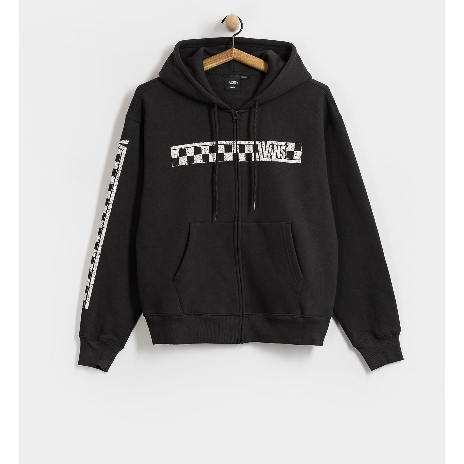 Vans Vans Racing Full Zip Erkek Sweatshirt VN000WT2BLK1