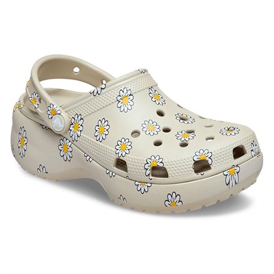 Crocs Classic Platform Floral Clog Kadın Terlik CR212668 CRC.1WY
