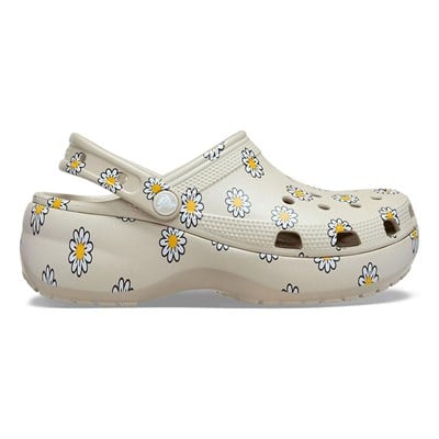 Crocs Classic Platform Floral Clog Kadın Terlik CR212668 CRC.1WY