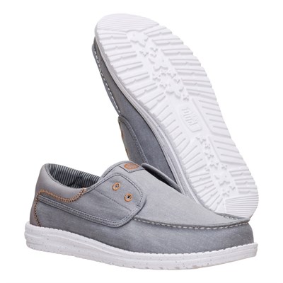 Hey Dude Wally Cru Stretch Canvas Erkek Ayakkabısı HYD.45141-HYD.1XE