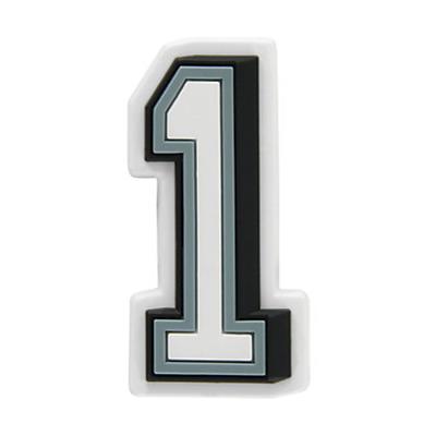 Jibbitz B W Number 1 J03005