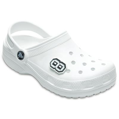 Jibbitz B W Number 8 J03012