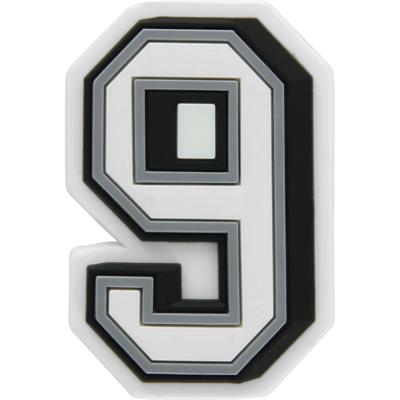 Jibbitz B W Number 9 J03013