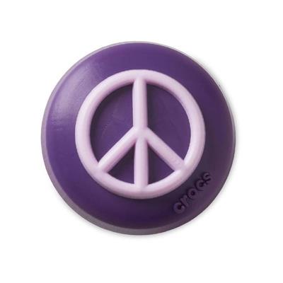 Jibbitz Black and Pink Peace Sign J03393