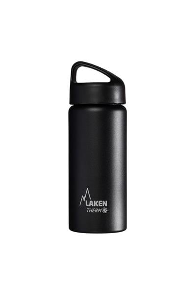 Laken Çelik 18/8 Classic Termos Şişe 0,50L - Siyah LKTA5N
