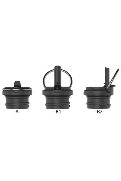 Laken Çelik 18/8 Flow Basic Şişe 0,50L - Siyah LKBSF50NE