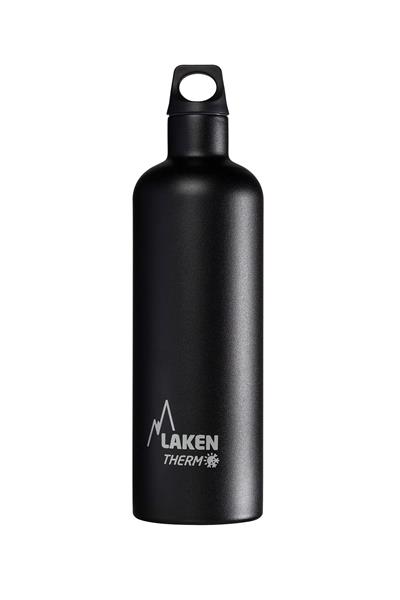 Laken Çelik 18/8 Futura Termos Şişe 0,75L - Siyah LKTE7N