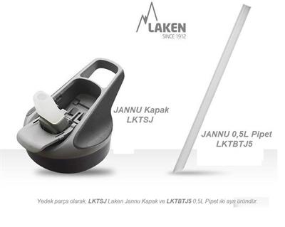 Laken Çelik 18/8 Jannu Termos Şişe 0,50L - Turuncu LKTJ5O
