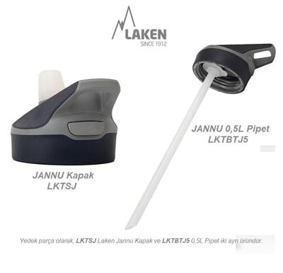 Laken Çelik 18/8 Jannu Termos Şişe 0,50L - Turuncu LKTJ5O