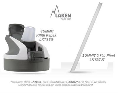 Laken 18/8 P.Çelik Summit Termos Şişe 0,75L - Turkuaz LKTS7VT