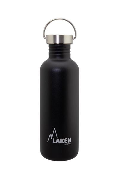 Laken Çelik 18/8 Vintage Basic Şişe 1L - Siyah LKBSH100NE