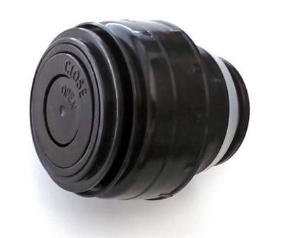 Laken Çelik Baverages Nprn Kılıflı 0.35/0.5L Termos, Basmalı İç Kapak - Siyah LKRPX002