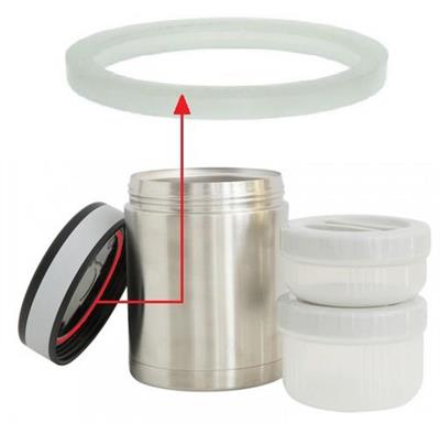 Laken Çelik LKP10/LKP15/LKLP10 Yemek Termo Dış Kapak Silikon Conta LKRPX038