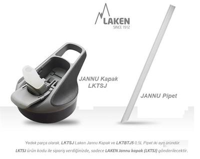 Laken Jannu Şişe Y. Parça Siyah-Gri Kapak - Siyah/Gri LKTSJ