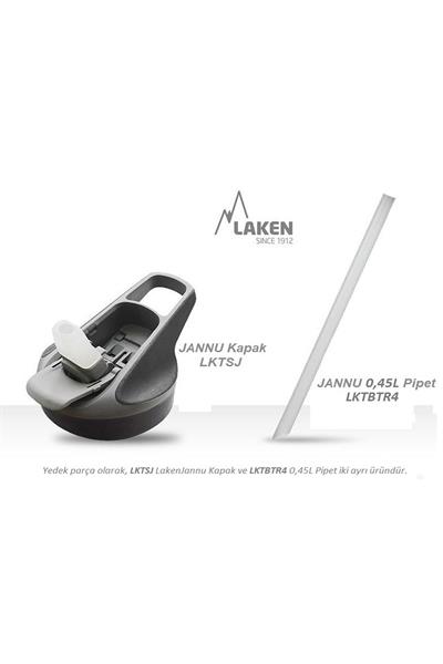 Laken Tritan Jannu Şişe 0,45L - Granit LKTN4G