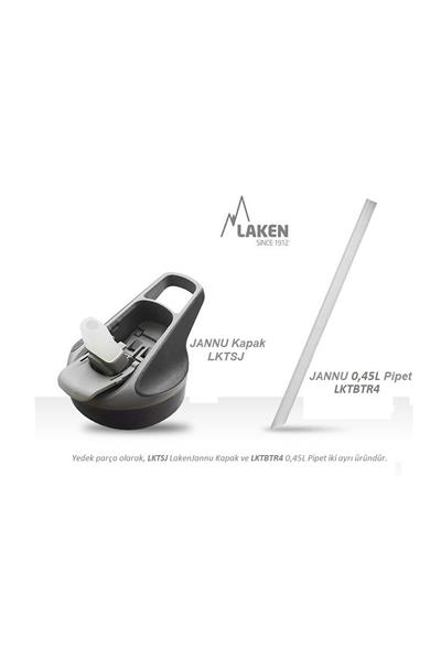 Laken Tritan Jannu Şişe 0,45L - Kırmızı LKTN4R