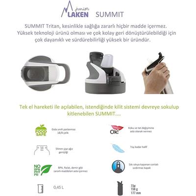 Laken Tritan Summit Şişe 0,45L - Eguzkitan