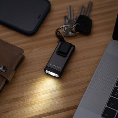 Led Lenser K6R GRAY Şarjlı Mini Anahtarlık El Feneri LED502577