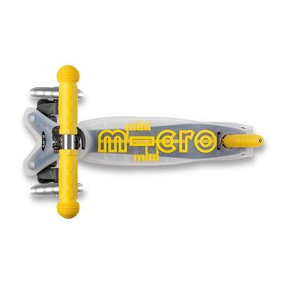 Mini Micro DELUXE FLUX LED NEON YELLOW Scooter MCR.MMD205