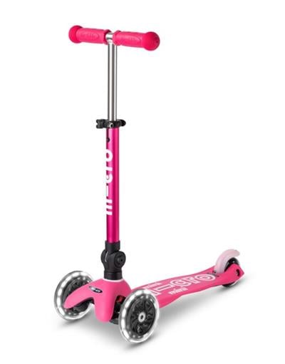 Mini Micro  DELUXE FOLDABLE LED PINK Çocuk Scooter MCR.MMD197