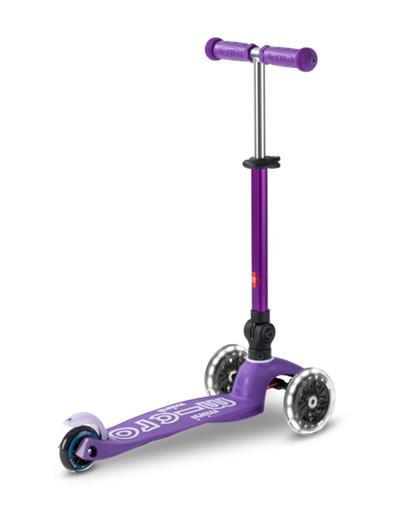 Mini Micro  DELUXE FOLDABLE LED PURPLE Çocuk Scooter MCR.MMD199